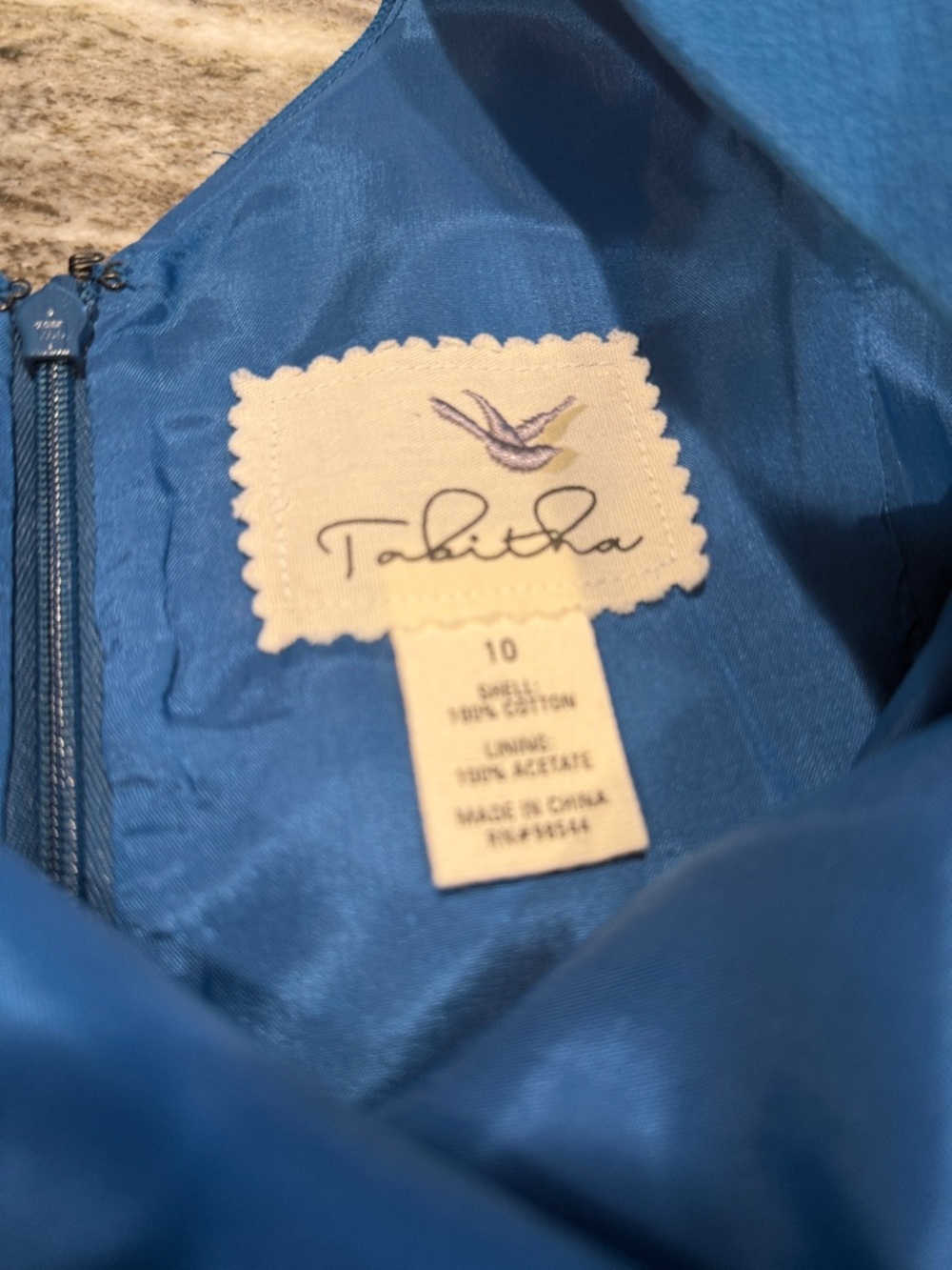 Tabitha Vibrant Blue Satin Dress